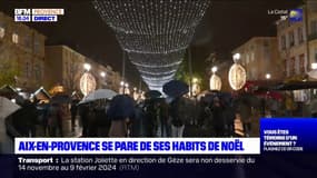 Aix-en-Provence: les images de l'illumination du cours Mirabeau