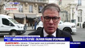 "La France doit faire bloc avec le peuple ukrainien", souligne Olivier Faure