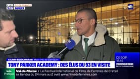 Tony Parker Academy: des élus de Seine-Saint-Denis en visite