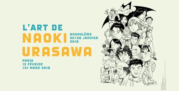 Affiche de l'exposition Urasawa Affiche de l'exposition Urasawa