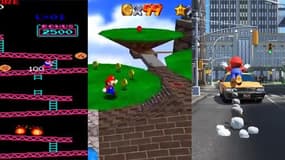 De ses premiers pixels à "Odyssey" qui sort sur Switch, Mario a bien changé