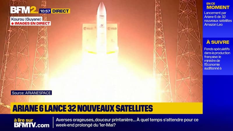 Satellites Amazon: nouveau lancement réussi pour Ariane 6