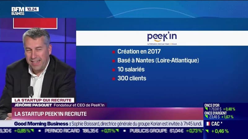 La start-up qui recrute: PeeK'in veut se développer à l 'international - 10/12