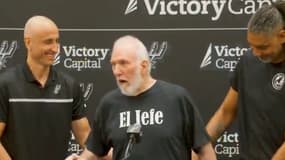 Gregg Popovich, le 5 mai 2025 à San Antonio