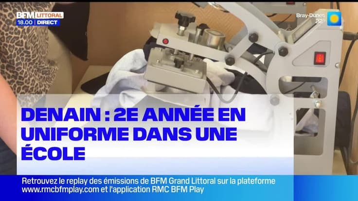 Le journal de 18h du lundi 25 août - Denain : deuxième année en uniforme dans une école