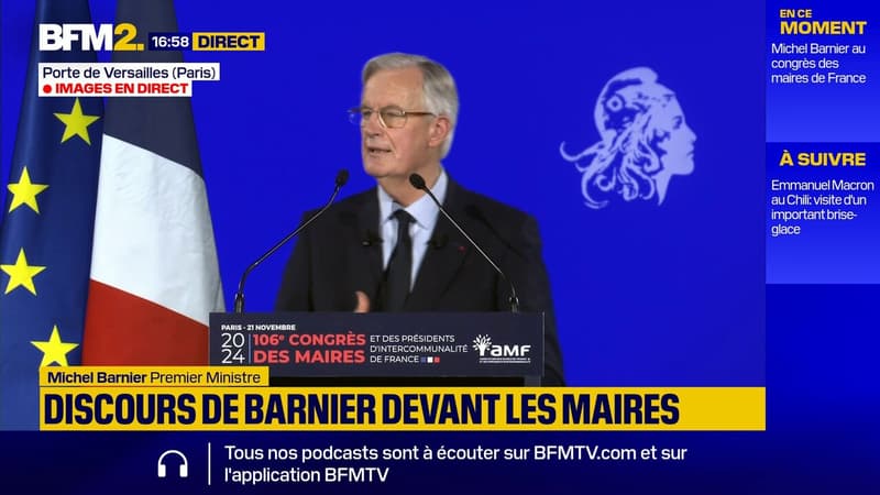 Michel Barnier fait un parallèle entre son action à la tête du gouvernement et le XV de France