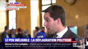 Marine Le Pen inéligible: "Des millions de Français sont bâillonnés", estime Thomas Ménagé(RN)