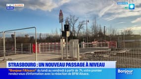 Strasbourg: un nouveau passage à niveau mis en service