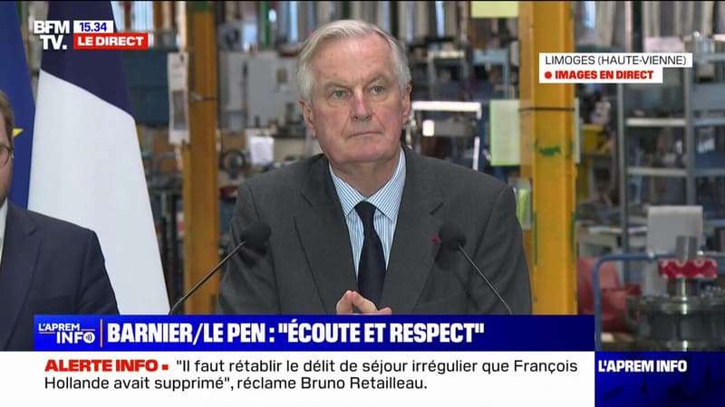 Michel Barnier à propos de l'objectif de déficit en 2025: 