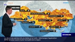 Météo Var: des nuages ce dimanche, jusqu'à 14°C à Toulon