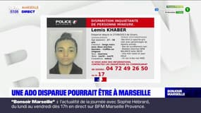 La police du Rhône lance un appel à témoins pour retrouver une adolescente susceptible d'être à Marseille