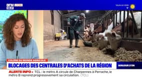 Colère du monde agricole: blocages des centrales d'achats de la région