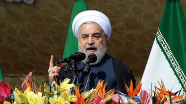 Le président iranien Hassan Rohani à Téhéran, le 11 février 2016