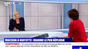 Immigration à Mayotte: "Oui, il faut supprimer le droit du sol" (Marine Le Pen)