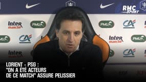 Lorient - PSG : "On a été acteurs de ce match"   assure Pelissier