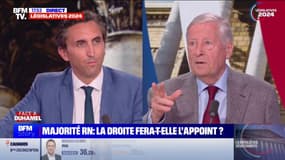 Alliance LR-RN: "À partir du moment où le RN présenterait un programme de droite, la droite, si elle est d'accord avec un certain nombre [de mesure], devrait assumer", déclare Julien Aubert