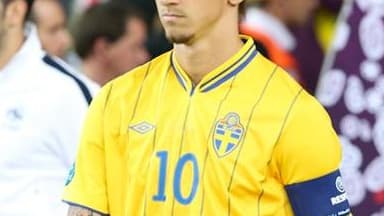 "Ibra" aux couleurs de la Suède, lors de l'Euro 2012