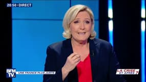 Marine Le Pen: "En France, aujourd'hui, il n'y a plus de consentement à l'impôt" #LaCriseEtApres