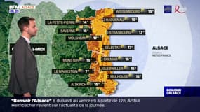 Météo Alsace: de la pluie et des nuages attendus ce vendredi, jusqu'à 17°C à Strasbourg