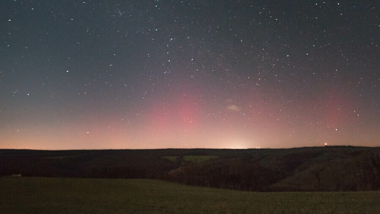 Apparition rarissime d'aurores boréales en France