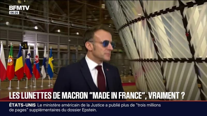 Les lunettes d'Emmanuel Macron sont-elles réellement produites en France ?
