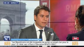 Pour Gabriel Attal, la tribune des maires LR "ne vaut pas investiture de la République en Marche" aux municipales