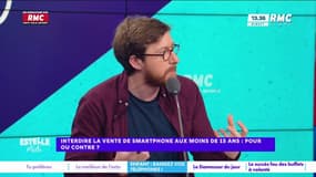 Interdire la vente de smartphone aux -15 ans : "Les parents qui vont donner à leur enfant un smartphone,  ils vont échouer dans la vie", juge Pierre Rondeau