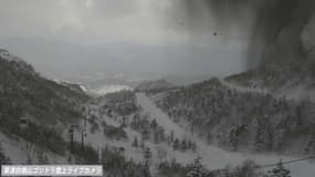 Le mont Kusatsu Shirane, au Japon.