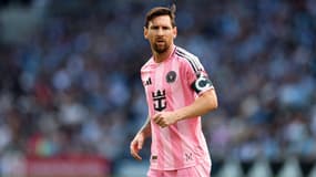 Lionel Messi capitaine de l'Inter Miami, club de MLS, le 10 mai 2025