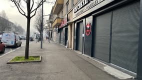 La rue Jean Ligonnet, à Givors, où à eu lieu la fusillade.