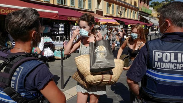 À Nice, le port du masque est obligatoire en extérieur dans un grand périmètre de la ville à compter de ce lundi
