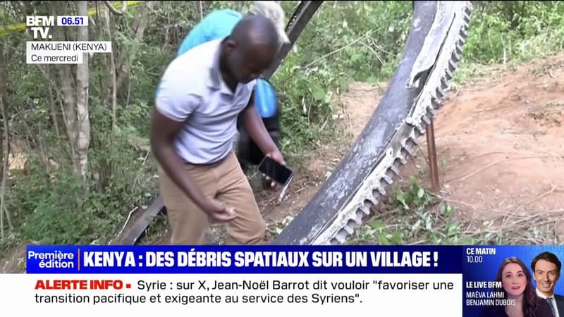 Une enquête a été ouverte au Kenya après la chute d'un débris spatial dans un village