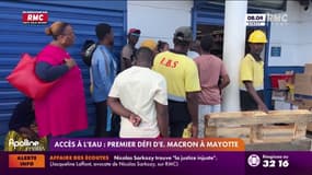 Accès à l'eau: premier défi d'Emmanuel Macron à Mayotte 