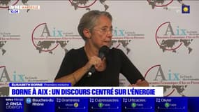Aix-en-Provence: le discours d'Elisabeth Borne sur l'énergie