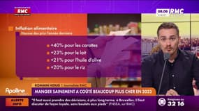 Manger sainement a coûté beaucoup plus cher en 2023