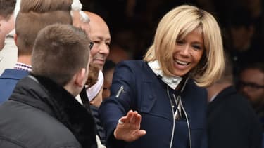 Brigitte Macron au Touquet, le 7 mai 2017.