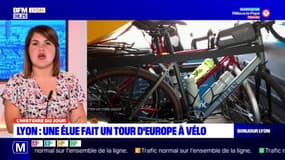 Victoire Goust, une élue lyonnaise fait un tour d'Europe à vélo