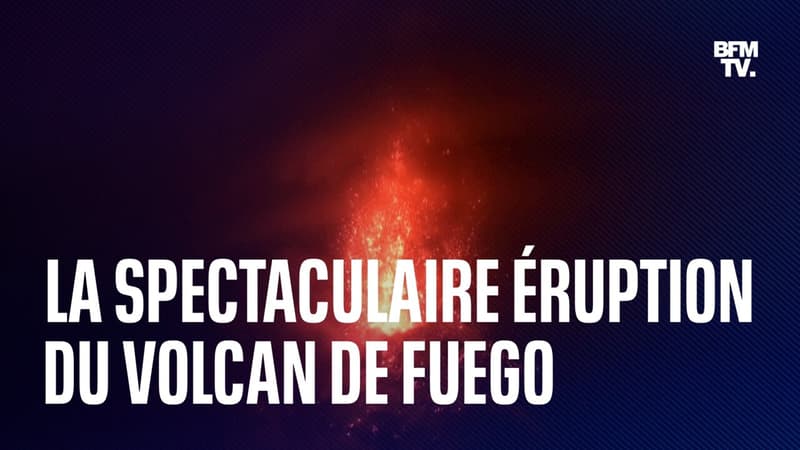 Les images de la spectaculaire éruption du volcan de Fuego au Guatemala