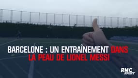 Barcelone : un entraînement dans la peau de Lionel Messi
