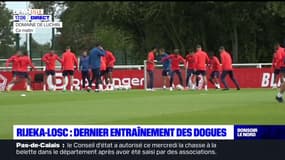 Ligue Europa Conférence: dernier entraînement pour le Losc avant son match retour contre Rijeka