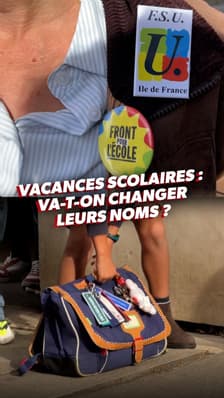 Vacances scolaires : va-t-on changer leur nom? 
