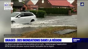 Nord-Pas-de-Calais: des inondations dans la région, notamment sur le littoral