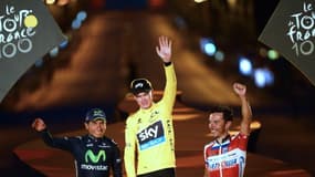 Chris Froome a remporté la centième édition du Tour de France devant Nairo Quintana et Joaquim Rodriguez.