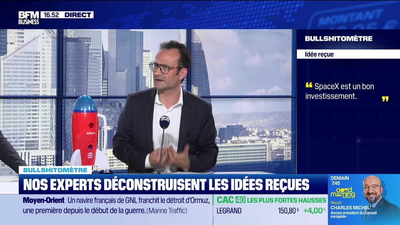 Bullshitomètre: "SpaceX iyi bir yatırımdır" - YANLIŞ, Bertrand Puiffe yanıtlıyor - 18/06
