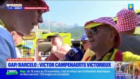 Barcelonnette: Daniel, cycliste amateur grimpe les cols du Tour avec un vélo électrique