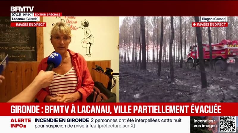 Dans ce pôle médical de Lacanau, Anne s'occupe de soigner les pompiers et les bénévoles blessés sur le front des incendies