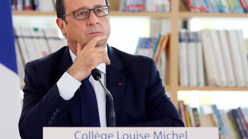 Le président de la République François Hollande