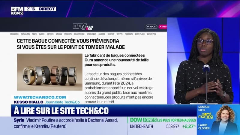 À lire sur le site Tech&Co : Cette bague connectée vous préviendra si vous êtes sur le point de tomber malade, par Kesso Diallo - 09/12