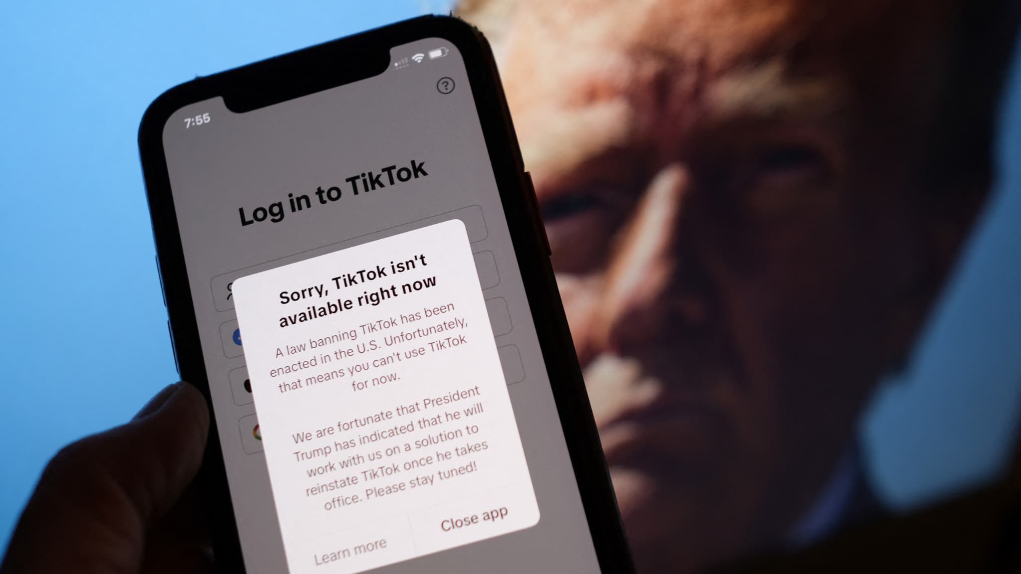 La suspension temporaire de Tiktok, le 19 janvier 2025