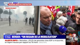"Hier, on n'a pas entendu parler des travailleurs": Laurent Berger en référence à l'intervention d'Emmanuel Macron 